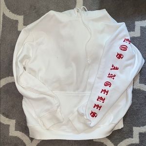 Brandy Melville White Hoodie